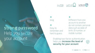 كلمة المرور القوية تساعدك على تأمين حسابك